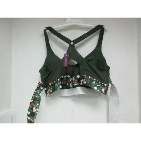 Adore Me  Women's Maven Contour Sports Bra Green Size  Large New - Picture 2 of 2